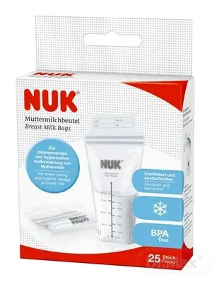 NUK Vrecká na materské mlieko