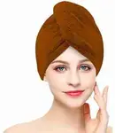 Chanar Rýchloschnúci froté turban na vlasy, hnedý