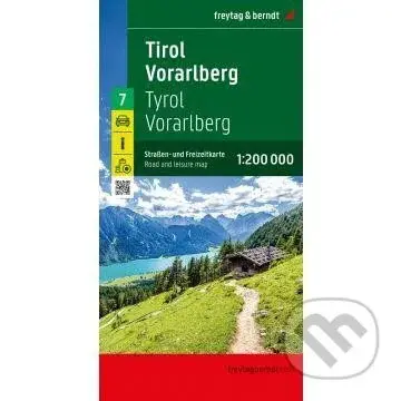 Tyrolsko - Vorarlbersko 1:200 000 / automapa + mapa pro volný čas