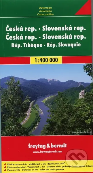 Česká republika, Slovenská republika 1:400 000 (Automapa - Platná do konca roka 2019)