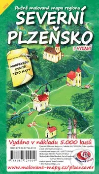 Severní Plzeňsko (Ručně malovaná mapa)