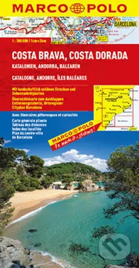 Costa Brava, Costa Dorada/mapa