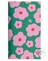 Vreckový diár 14-dňový 2026 - Kvety