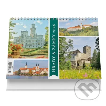 Hrady a zámky 2026 - stolní kalendář