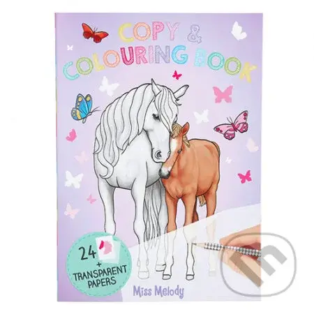 Kreatívny zošit Miss Melody (Koníky - kreatívny zošit so šablónami značky Miss Melody.)