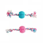 DUVO+ Gumová žuvacia lopta so šnúrkou pre šteniatka 30cm 1ks