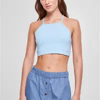 Women's triangle top balticblue