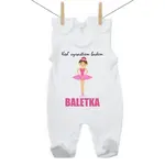 Boodyy Dupačky Keď vyrastiem budem baletka 86 (12-18 mesiacov)