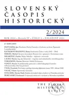 Slovenský časopis historický  2/2024 - kolektív autorov
