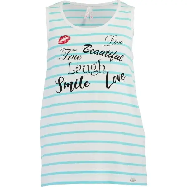 Lewro MORI Dívčí tílko, bílá, velikost 128-134