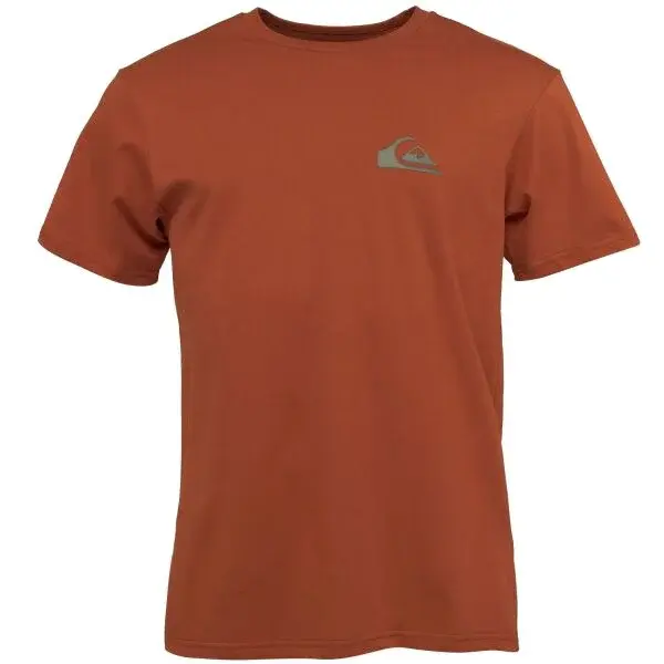 Quiksilver MW LOGO SS Pánské triko, hnědá, velikost