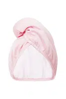 Oboustranný turban na vlasy GLOV Double-Sided Premium Hair Wrap růžová barva