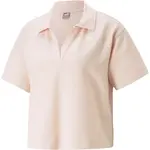Puma HER POLO TEE Dámské triko, růžová, velikost