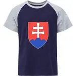 Kappa LOGO CAFY JR Dětské triko, tmavě modrá, velikost 10Y