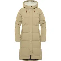 Jack Wolfskin NORDLICHT W Dámský zimní kabát, béžová, velikost