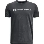 Under Armour WORDMARK Chlapecké triko, tmavě šedá, velikost S