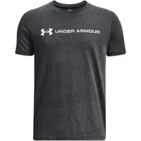 Under Armour WORDMARK Chlapecké triko, tmavě šedá, velikost S