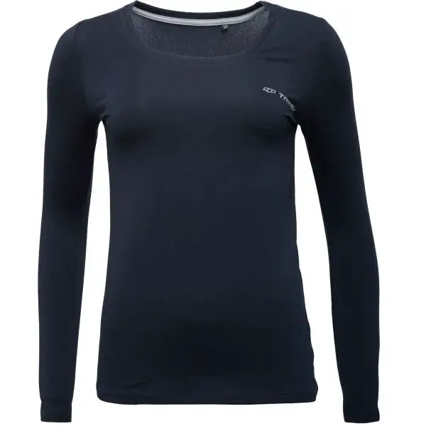 TRIMM BRAVE LADY Dámské tričko s dlouhým rukávem, tmavě modrá, velikost