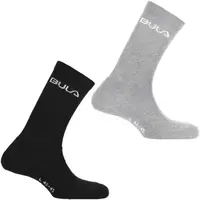 Bula 2PK WOOL SOCK Pánské ponožky, černá, velikost 40-42