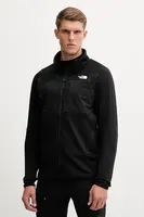 Sportovní mikina The North Face Stormgap Powergrid pánská, černá barva, hladká, NF0A87J84H01