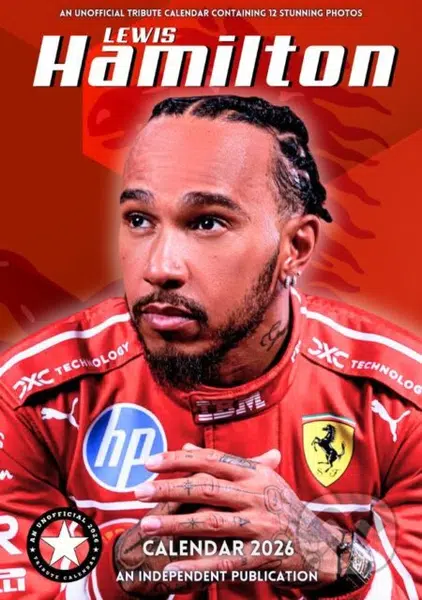 Nástěnný kalendář 2026: Lewis Hamilton (A3 29,7 x 42 cm)