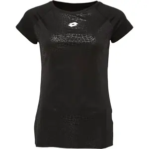 Lotto WORKOUT PURE TEE Dámské sportovní tričko, černá, velikost