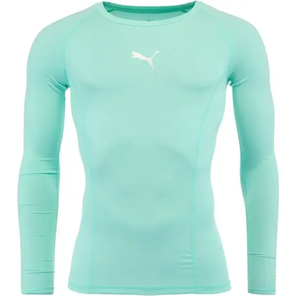 Puma LIGA BASELAYER LONG SLEEVE TEE Pánské funkční triko, tyrkysová, velikost
