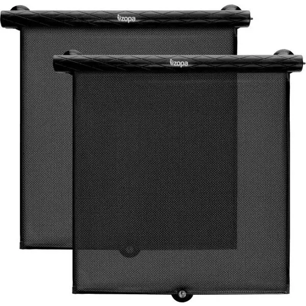 ZOPA DELUXE Sluneční clona rolovací, černá, velikost