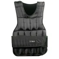 GymBeam WEIGHT VEST 15 KG Zátěžová vesta, černá, velikost