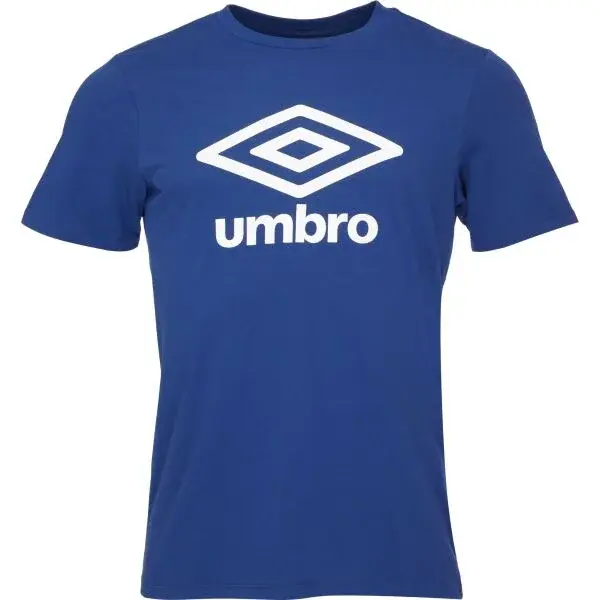 Umbro LARGE LOGO TEE ESSENTIALS Pánské triko, modrá, velikost