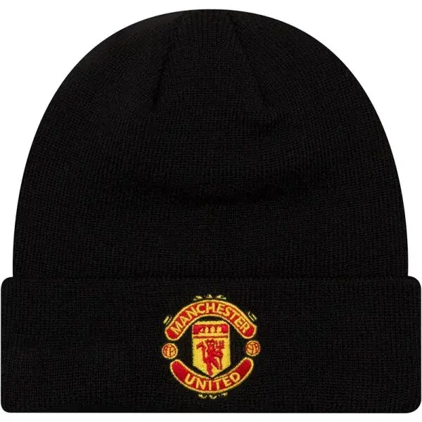 New Era ESSENTIAL Y CUFF BEANIE MANCHESTER UNITED Pánský kulich, černá, velikost