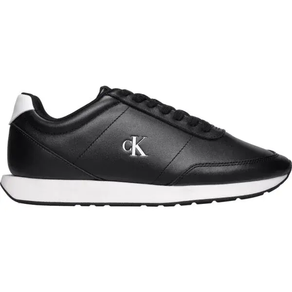 Calvin Klein RETRO RUNNER ESS LTH Nízká obuv, černá, velikost