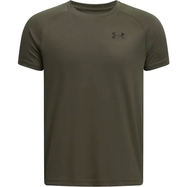 Under Armour TECH 2.0 Chlapecké sportovní triko, khaki, velikost XL