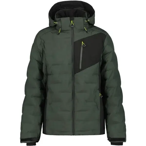 ICEPEAK DICKINSON Pánská lyžařská bunda, tmavě zelená, velikost