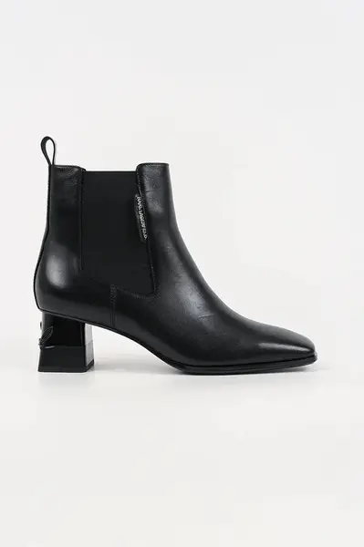 Kožené členkové topánky Karl Lagerfeld KAYLA