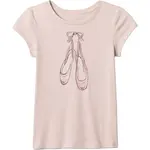 GAP V-AUG Dívčí tričko, růžová, velikost