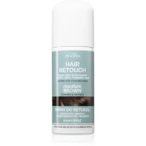 Joanna Hair Retouch Spray sprej pro zakrytí šedin Medium Brown 75 ml