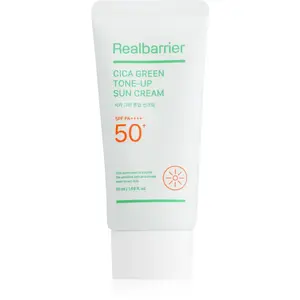 Real Barrier Cica Green Tone-Up Sun Cream intenzivní zklidňující a ochranný krém SPF 50+ 50 ml