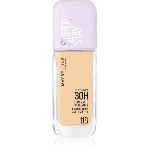 MAYBELLINE NEW YORK SuperStay Lumi-Matte lehký make-up pro dlouhotrvající efekt odstín 118 35 ml