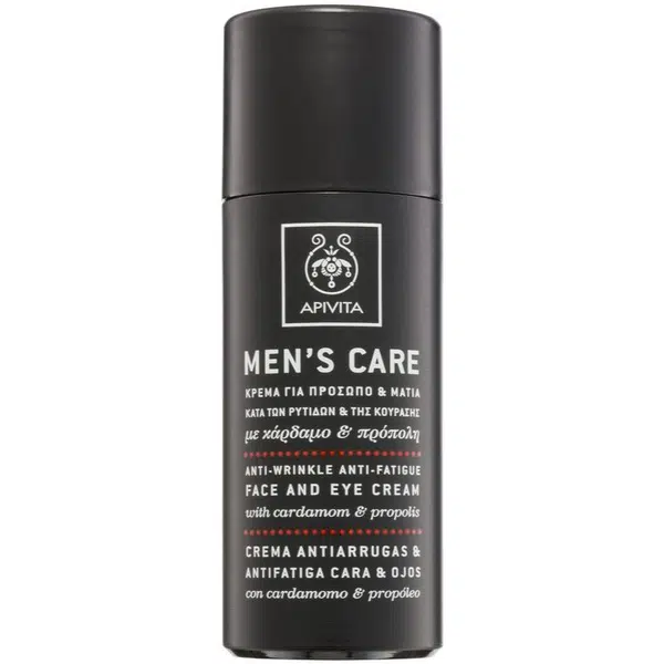 Apivita Men's Care Anti-Wrinkle Anti-Fatigue Face and Eye Cream protivráskový krém na obličej a oči 50 ml
