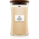 Woodwick Vanilla Bean vonná svíčka s dřevěným knotem 609.5 g