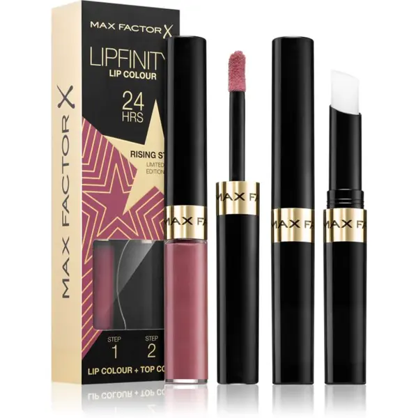 Max Factor Lipfinity Rising Stars dlouhotrvající tekutá rtěnka s balzámem odstín 084 Rising Star 1 ks