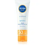 NIVEA SUN Sensitive ochranný pleťový krém pro citlivou pleť SPF 50 50 ml