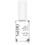 Nail HQ Gel Top Coat vrchní lak na nehty bez použití UV/LED lampy 10 ml