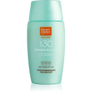 MartiDerm Sun Care Bronze D Fluid opalovací fluid na obličej prodlužující opálení SPF 30 50 ml
