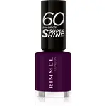 Rimmel 60 Seconds Super Shine lak na nehty odstín 345 Black Cherries 8 ml
