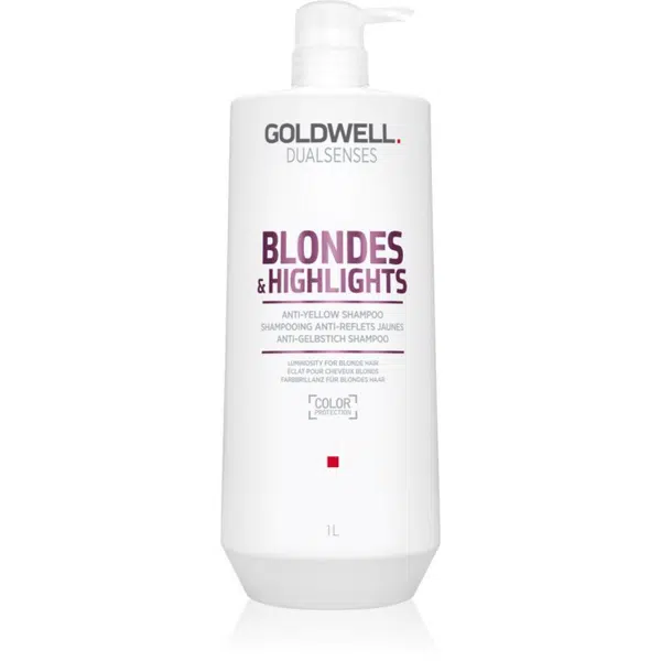 Goldwell Dualsenses Blondes & Highlights šampon pro blond vlasy neutralizující žluté tóny 1000 ml