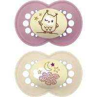 MAM Original Night 6m+ dudlík Girl 2 ks