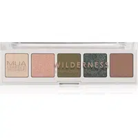 MUA Makeup Academy Professional 5 Shade Palette paletka očních stínů odstín Wilderness 3,8 g