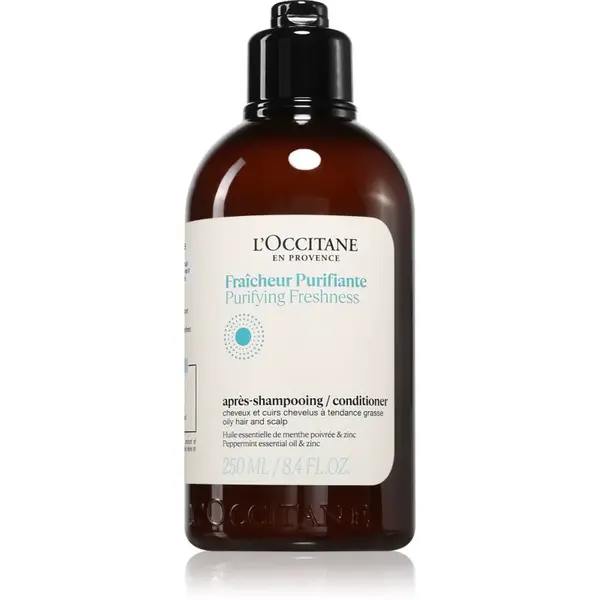 L’Occitane Purifying Freshness Conditioner čisticí kondicionér pro normální až mastné vlasy 250 ml